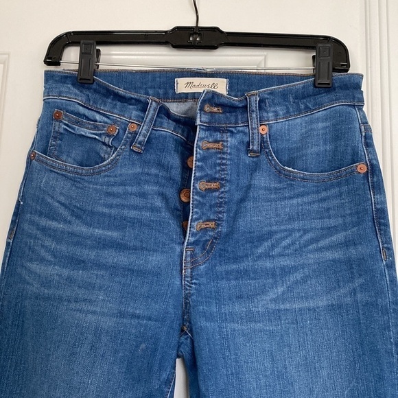 Madewell Cali Demo boot distressed jeans - Picture 2 of 8